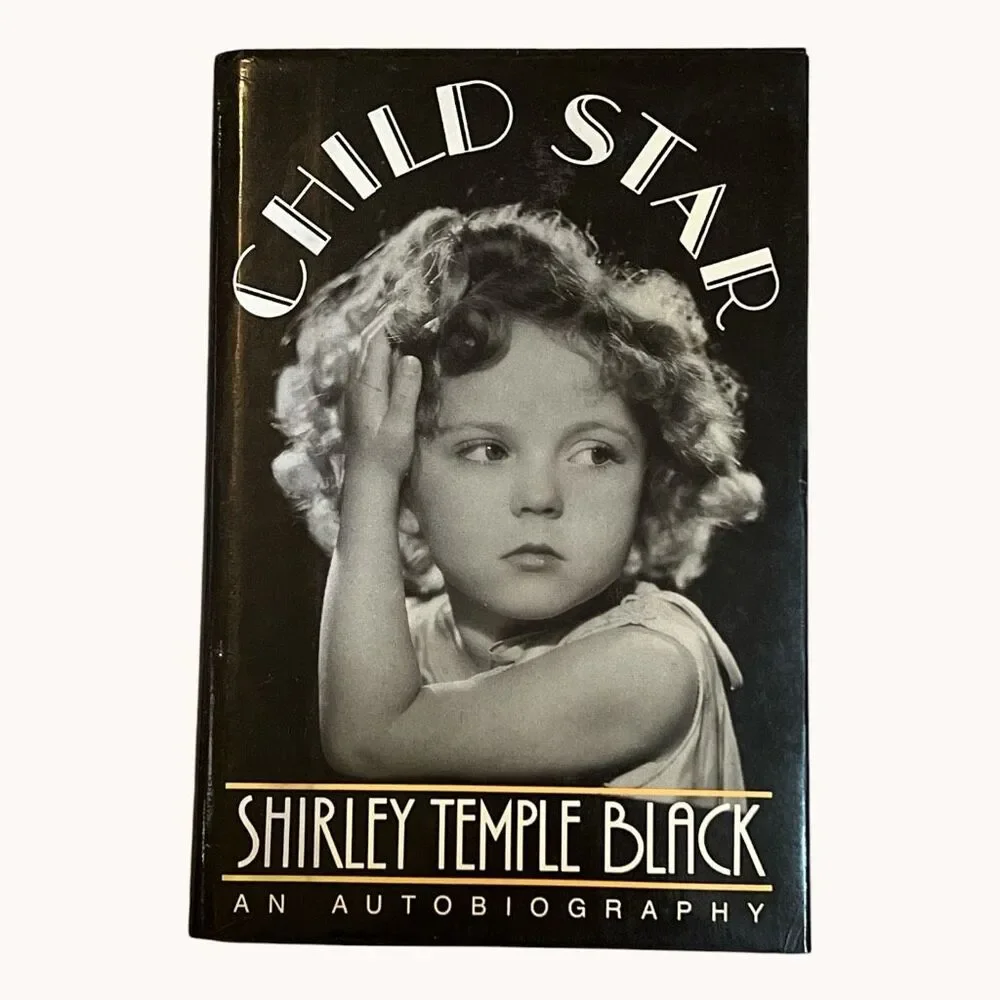 Shirley Temple Black Child Star Autobiography 1988 Hardcover & Dust Jacket